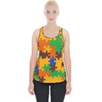 Retro colors puzzle pieces                                                                      Piece Up Tank Top