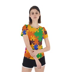 Back Cut Out Sport T-Shirt 