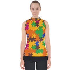Mock Neck Shell Top 