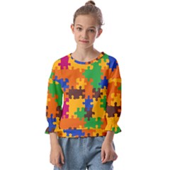 Kids  Cuff Sleeve Top 