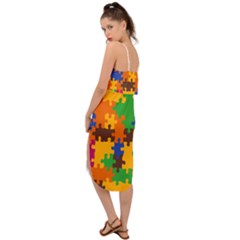 Waist Tie Cover Up Chiffon Dress 