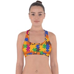 Cross Back Hipster Bikini Top  