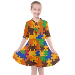 Kids  All Frills Chiffon Dress 