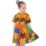 Retro colors puzzle pieces                                                                    Kids  Sailor Dress