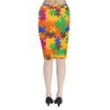 Midi Wrap Pencil Skirt 