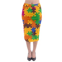 Midi Pencil Skirt 