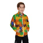 Retro colors puzzle pieces                                                                        Wind Breaker (Kids)