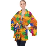 Retro colors puzzle pieces                                                                        Velvet Kimono Robe