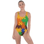 Retro colors puzzle pieces                                                                        Bring Sexy Back Swimsuit