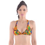 Retro colors puzzle pieces                                                                       Plunge Bikini Top