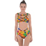 Retro colors puzzle pieces                                                                        Bandaged Up Bikini Set