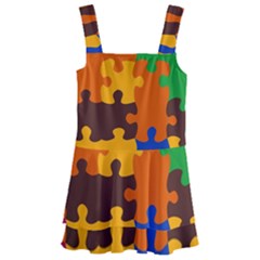 Kids  Layered Skirt Swimsuit 