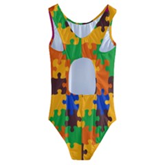 Kids  Cut-Out Back One Piece Swimsuit 