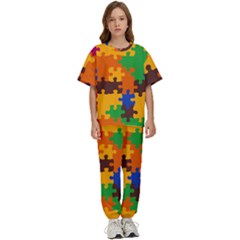 Kids  T-Shirt and Pants Sports Set 