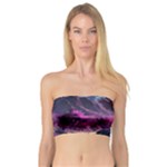 Landscape Landscape Painting Purple Purple Trees Bandeau Top