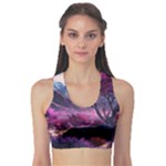 Landscape Landscape Painting Purple Purple Trees Sports Bra