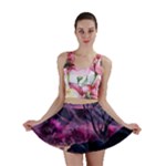 Landscape Landscape Painting Purple Purple Trees Mini Skirt