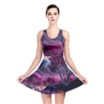 Landscape Landscape Painting Purple Purple Trees Reversible Skater Dress