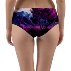 Reversible Mid-Waist Bikini Bottoms 
