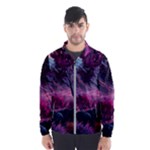 Landscape Landscape Painting Purple Purple Trees Men s Windbreaker