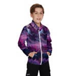 Landscape Landscape Painting Purple Purple Trees Kids  Windbreaker