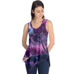 Landscape Landscape Painting Purple Purple Trees Sleeveless Tunic