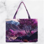 Landscape Landscape Painting Purple Purple Trees Medium Tote Bag