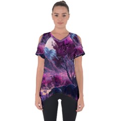 Cut Out Side Drop T-Shirt 