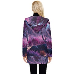 Button Up Hooded Coat  