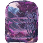 Landscape Landscape Painting Purple Purple Trees Full Print Backpack