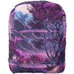 Landscape Landscape Painting Purple Purple Trees Full Print Backpack