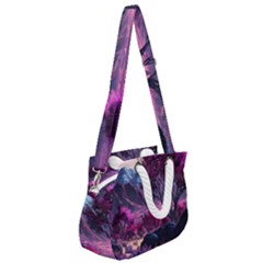 Rope Handles Shoulder Strap Bag 