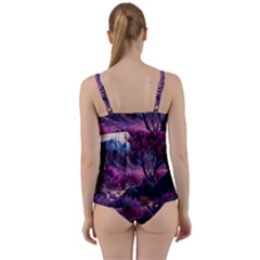 Twist Front Tankini Set 