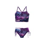 Landscape Landscape Painting Purple Purple Trees Girls  Tankini Swimsuit