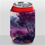 Landscape Landscape Painting Purple Purple Trees Can Holder