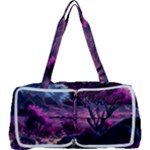 Landscape Landscape Painting Purple Purple Trees Multi Function Bag