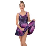 Landscape Landscape Painting Purple Purple Trees Inside Out Casual Dress