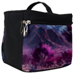 Landscape Landscape Painting Purple Purple Trees Make Up Travel Bag (Big)