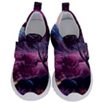 Landscape Landscape Painting Purple Purple Trees Kids  Velcro No Lace Shoes