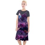 Landscape Landscape Painting Purple Purple Trees Camis Fishtail Dress