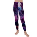 Landscape Landscape Painting Purple Purple Trees Kids  Lightweight Velour Leggings