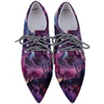 Landscape Landscape Painting Purple Purple Trees Pointed Oxford Shoes