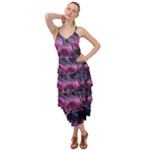 Landscape Landscape Painting Purple Purple Trees Layered Bottom Dress