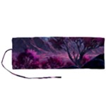 Landscape Landscape Painting Purple Purple Trees Roll Up Canvas Pencil Holder (M)