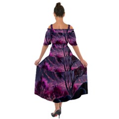 Shoulder Straps Boho Maxi Dress  