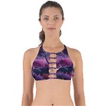 Landscape Landscape Painting Purple Purple Trees Perfectly Cut Out Bikini Top