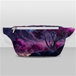 Landscape Landscape Painting Purple Purple Trees Waist Bag 