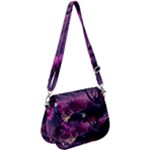 Landscape Landscape Painting Purple Purple Trees Saddle Handbag