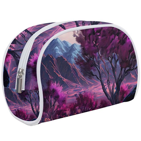 Landscape Landscape Painting Purple Purple Trees Make Up Case (Large) from ArtsNow.com