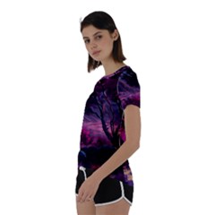 Short Sleeve Open Back T-Shirt 